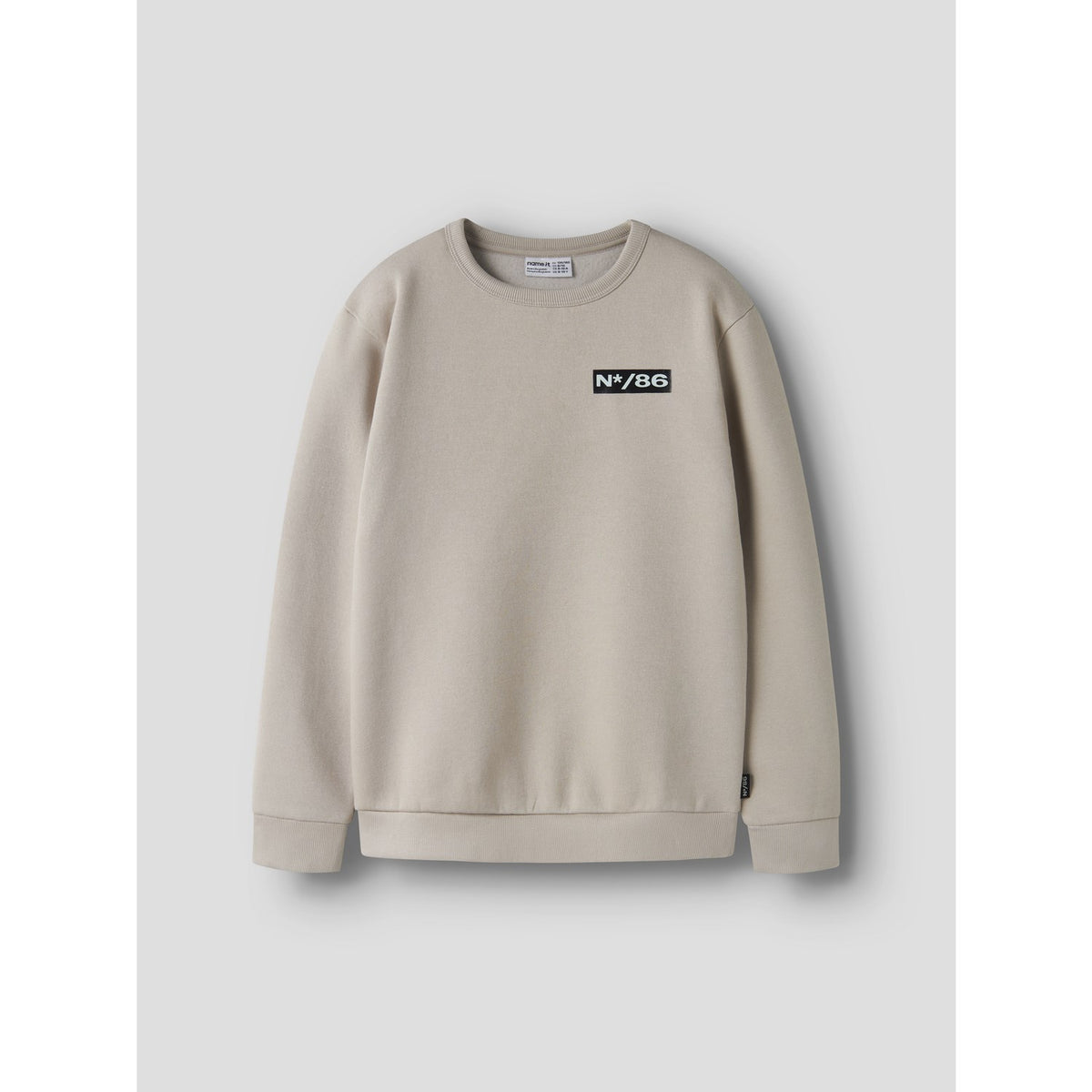 Name It Island Fossil Nkmrair Ls Nreg Sweat Bru Box