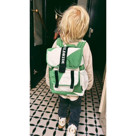 Wildride Backpack Green Graphic Recycled - Kids