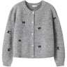 Name It Grey Melange Nkfrifey Ls Knit Card