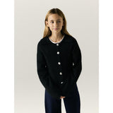 Name It Black Nkfotilis Ls Loose Knit Card