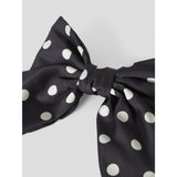 Name It Black Dots In Antique White Nkfnolina Hairbow