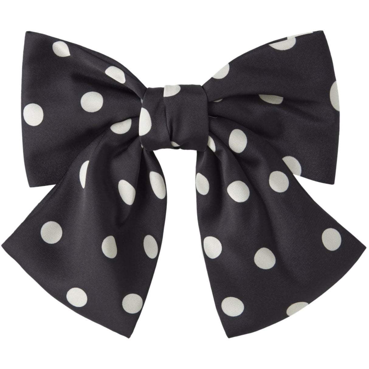 Name It Black Dots In Antique White Nkfnolina Hairbow