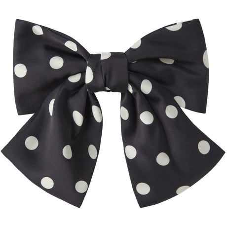 Name It Black Dots In Antique White Nkfnolina Hairbow