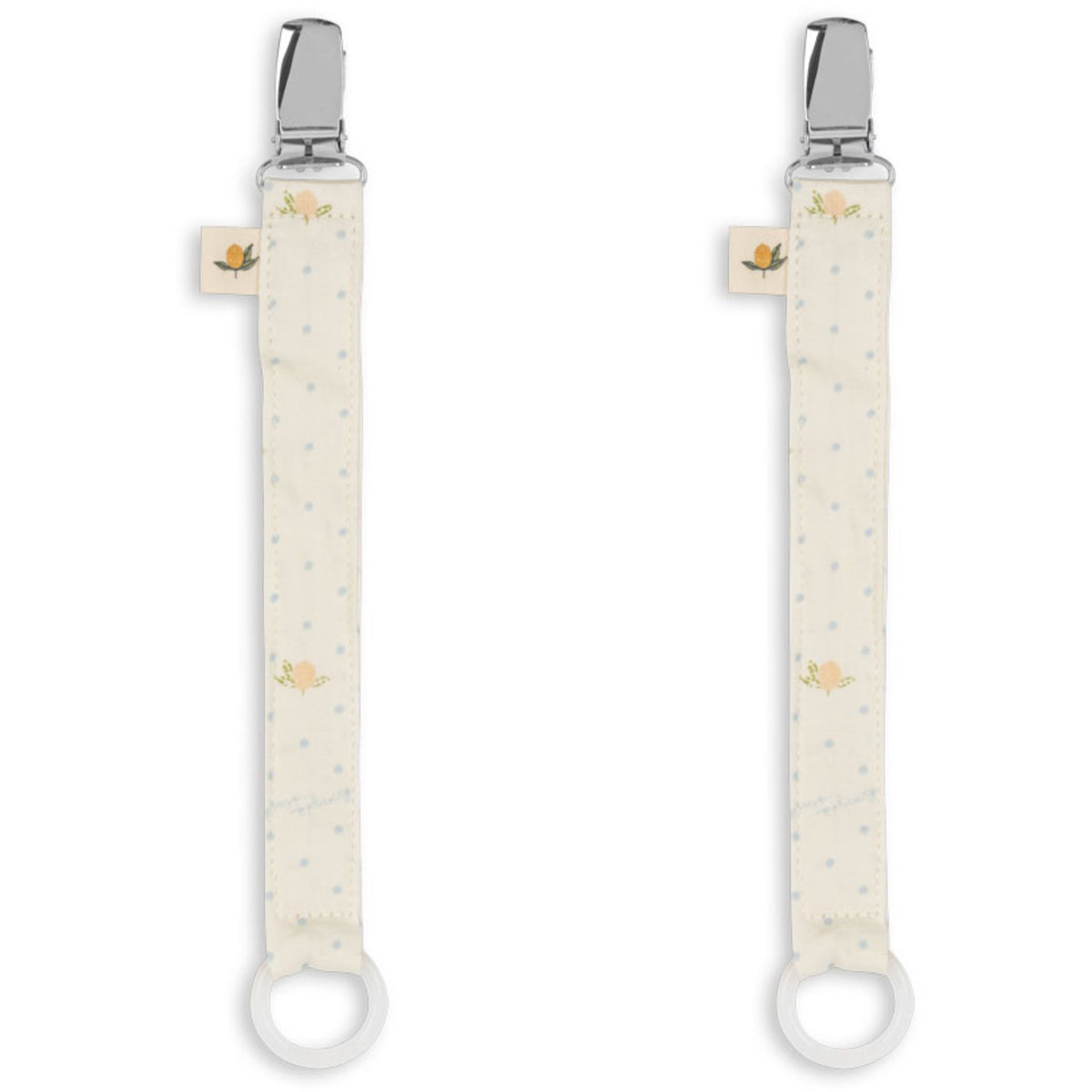 Konges Sløjd Lemon Dot 2 Pack Pacifier Strap