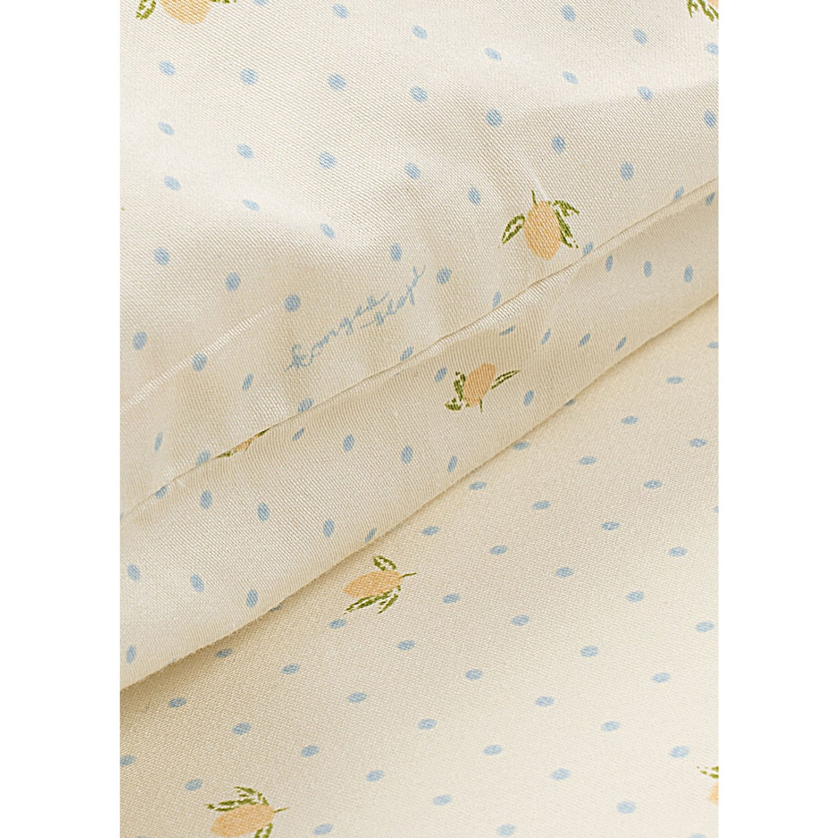 Konges Sløjd Lemon Dot Baby Bedding Gots