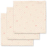 Konges Sløjd Cherry Dot 3 Pack Muslin Cloth Gots