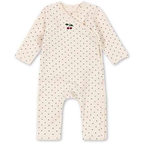 Konges Sløjd Blue Dot Basic Newborn Onesie Gots