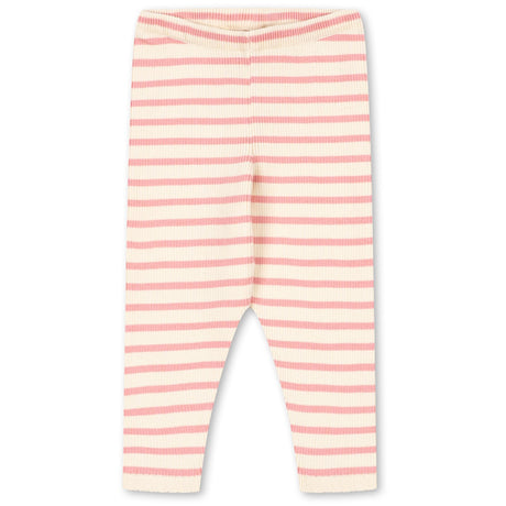 Konges Sløjd Peony Butter Stripe Buma Leggins Gots