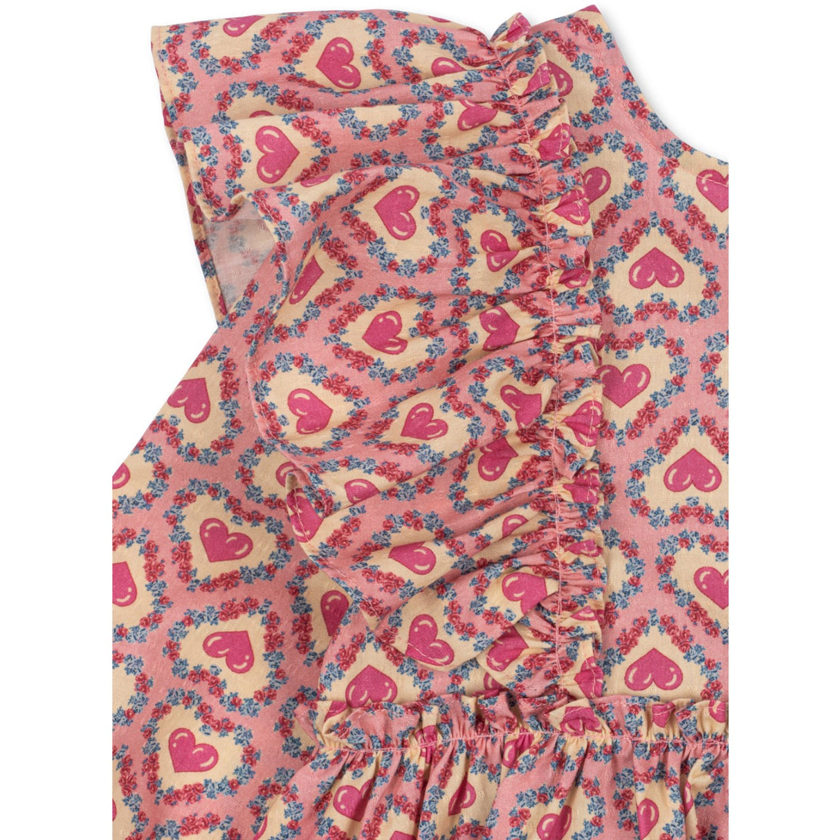 Konges Sløjd Felice Rose Evia Ls Bow Dress Gots