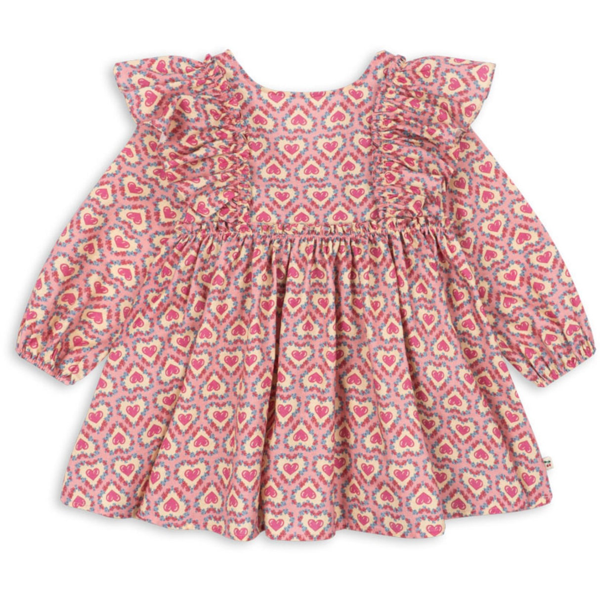 Konges Sløjd Felice Rose Evia Ls Bow Dress Gots