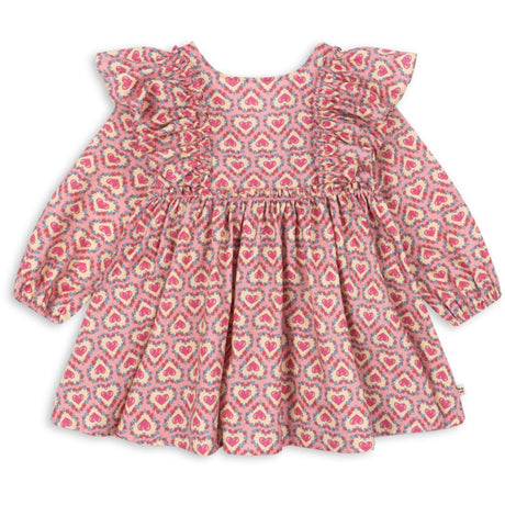 Konges Sløjd Felice Rose Evia Ls Bow Dress Gots