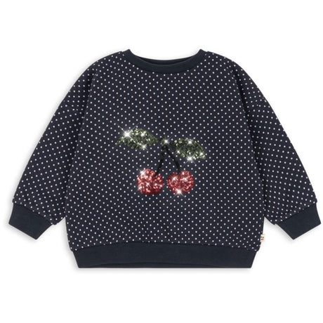 Konges Sløjd Dot Tout Petite Lou Dot Sequin Sweatshirt Gots