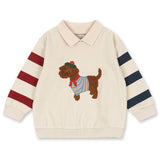 Konges Sløjd Brown Rice Spotty Sweatshirt Gots