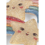 Konges Sløjd Multi 2 Pack Rainbow Star Hair Clip