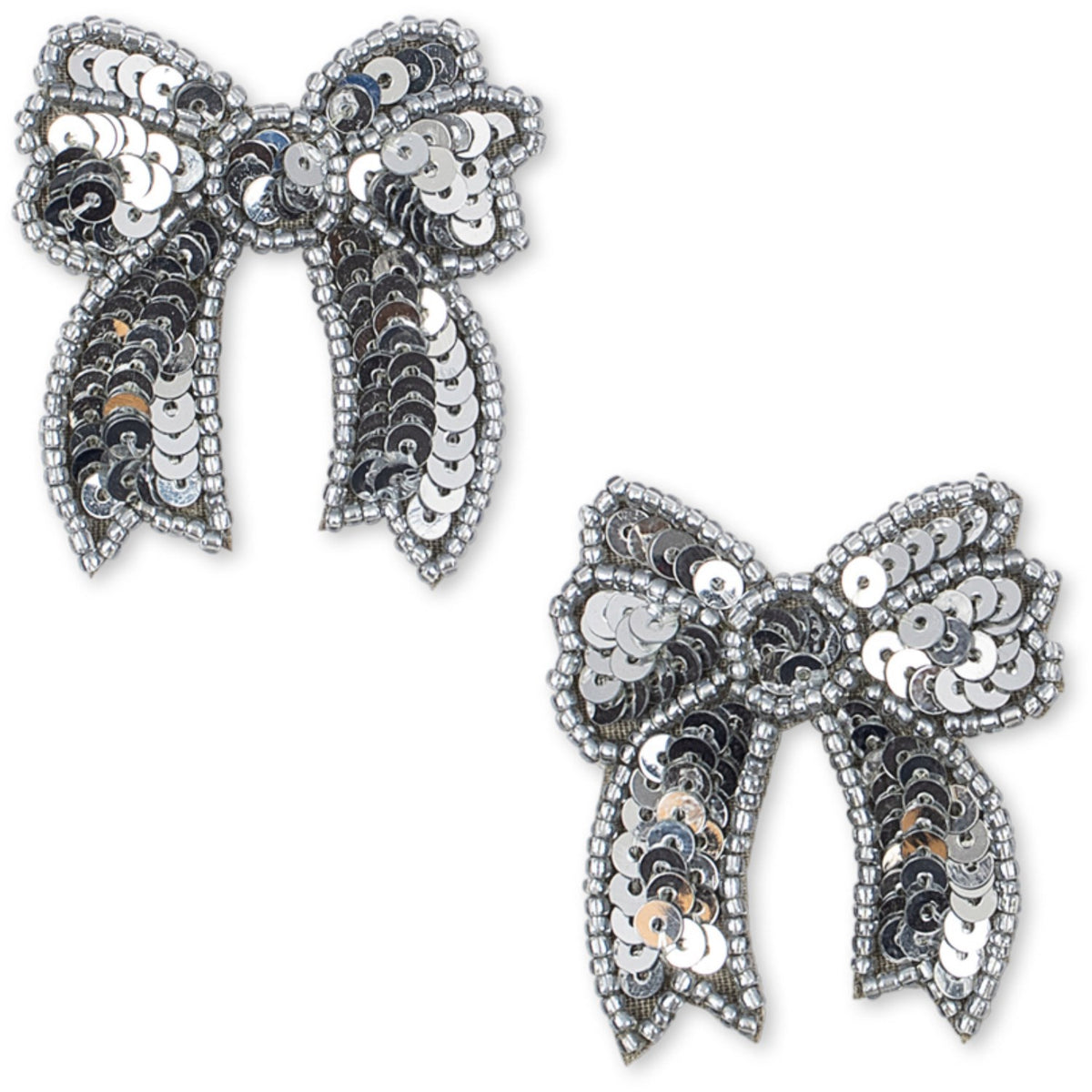 Konges Sløjd Silver 2 Pack Sequin Bow Hair Clip
