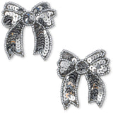 Konges Sløjd Silver 2 Pack Sequin Bow Hair Clip