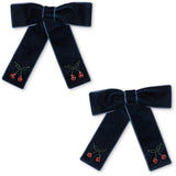Konges Sløjd Navy 2 Pack Juliette Bow Hair Clip