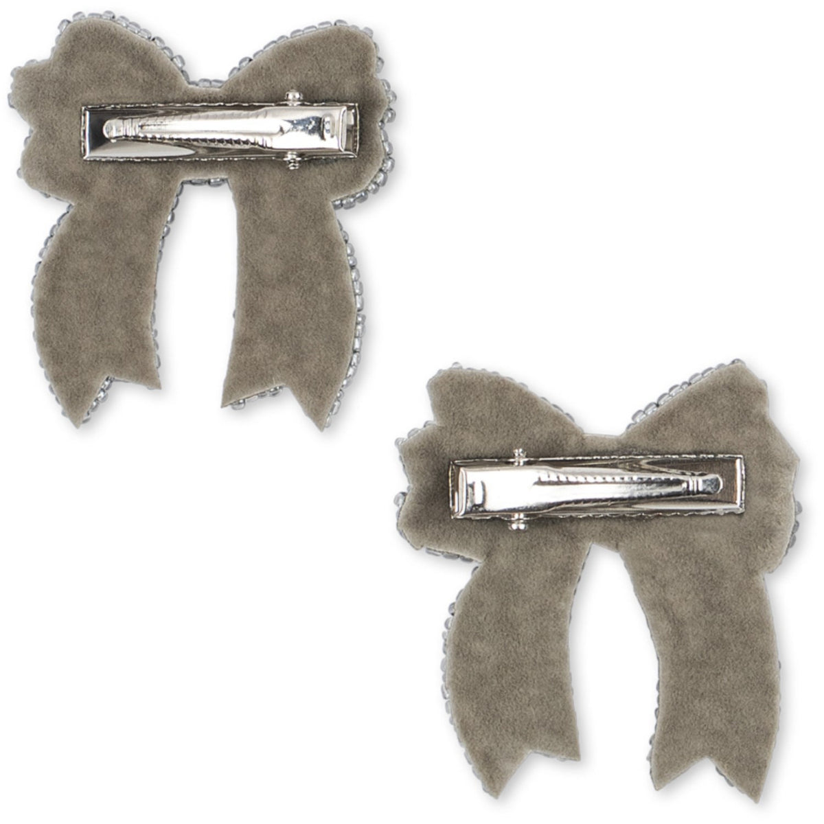 Konges Sløjd Silver 2 Pack Sequin Bow Hair Clip