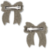 Konges Sløjd Silver 2 Pack Sequin Bow Hair Clip