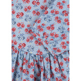 Konges Sløjd Lumina Blu Avi Ls Bow Dress Gots