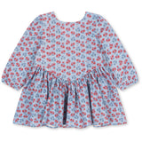 Konges Sløjd Lumina Blu Avi Ls Bow Dress Gots