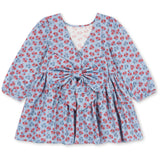 Konges Sløjd Lumina Blu Avi Ls Bow Dress Gots