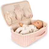 Konges Sløjd Pink Check Baby Doll Nursery Suitcase