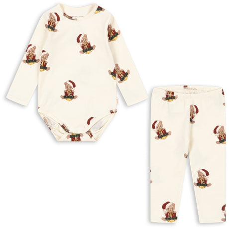 Konges Sløjd Teddy Bear Basic Body/Pants Set Gots