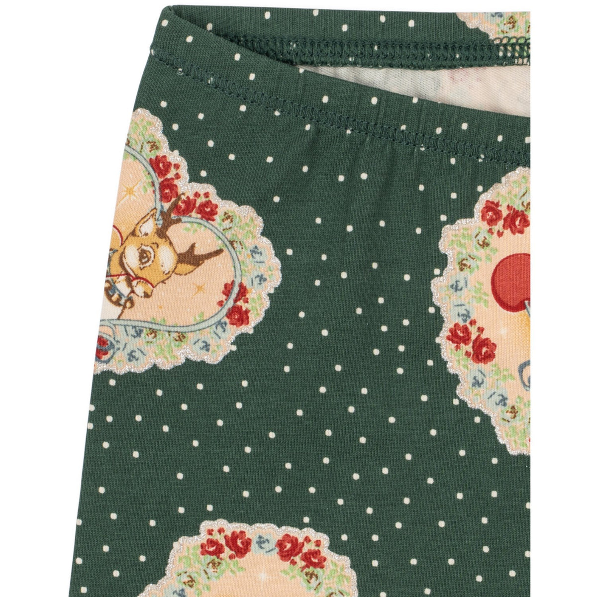 Konges Sløjd Deer Diary Green Basic Body/Pants Set Gots