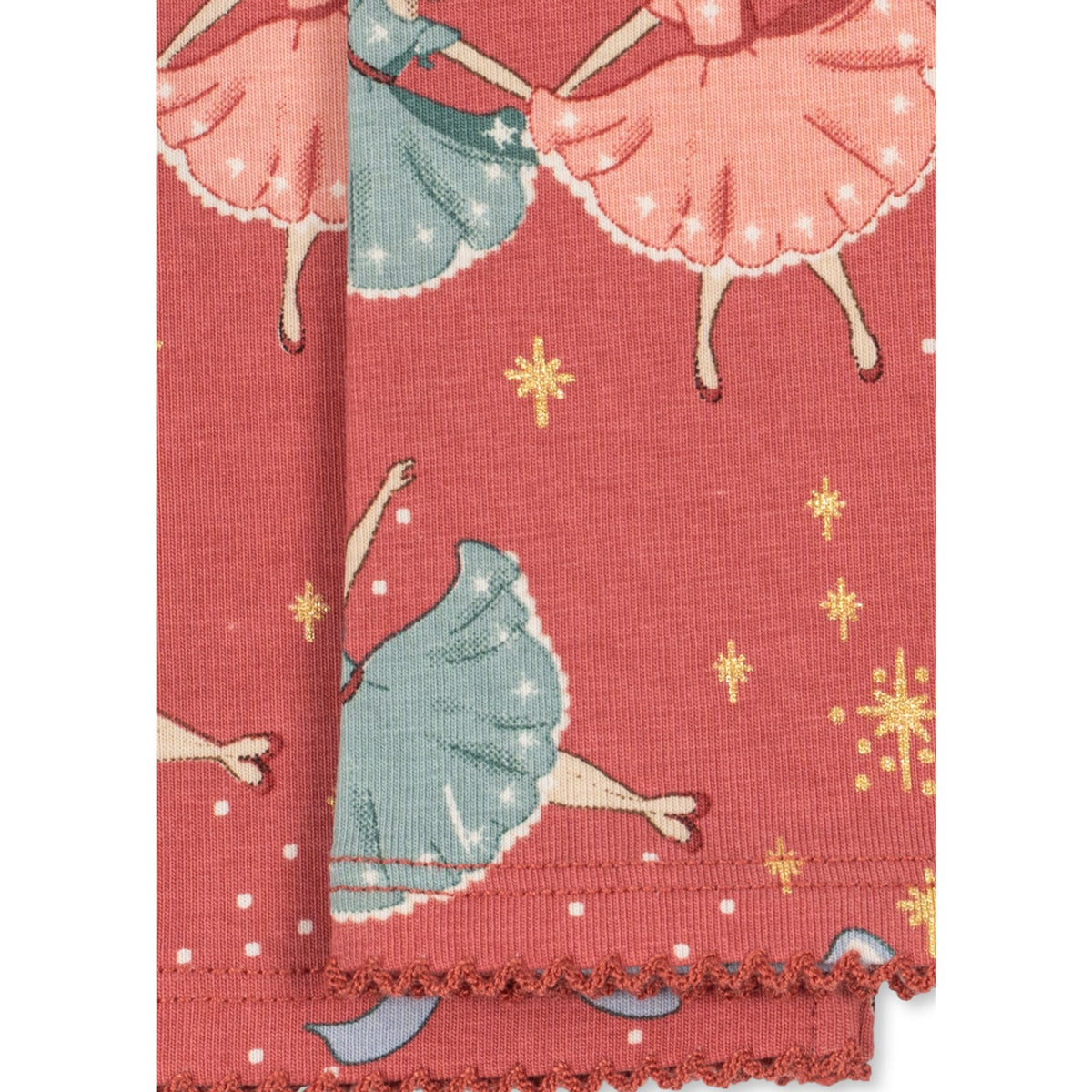 Konges Sløjd Bow Ballerina Blush Basic Blouse/Pants Set Gots