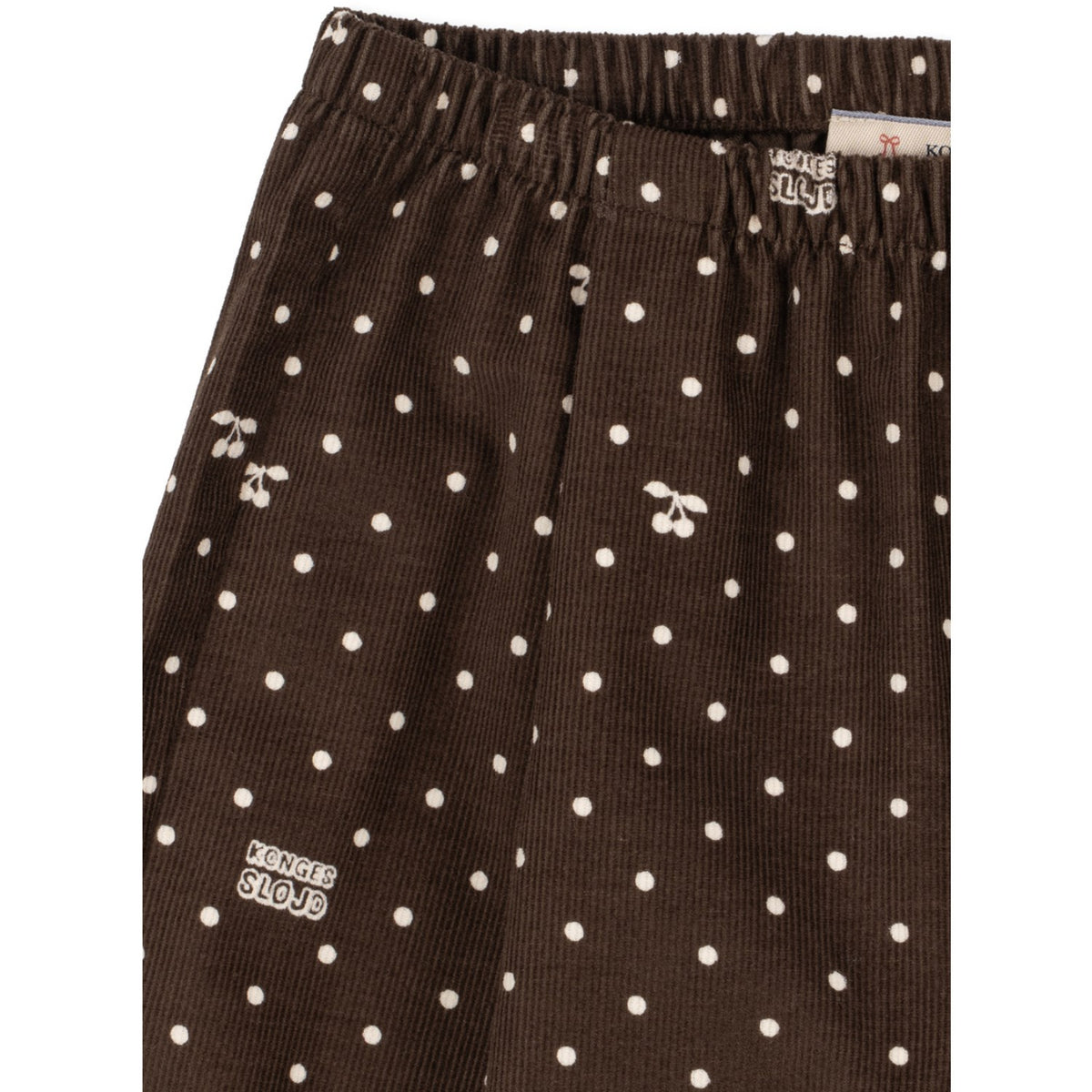 Konges Sløjd Cherry Dot Chocolate Cara Pleat Pants Gots