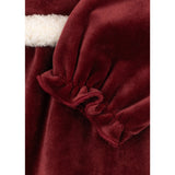Konges Sløjd Red Dahlia Christmas Romper Dress Grs