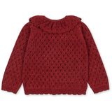 Konges Sløjd Red Dahlia Holiday Cardigan