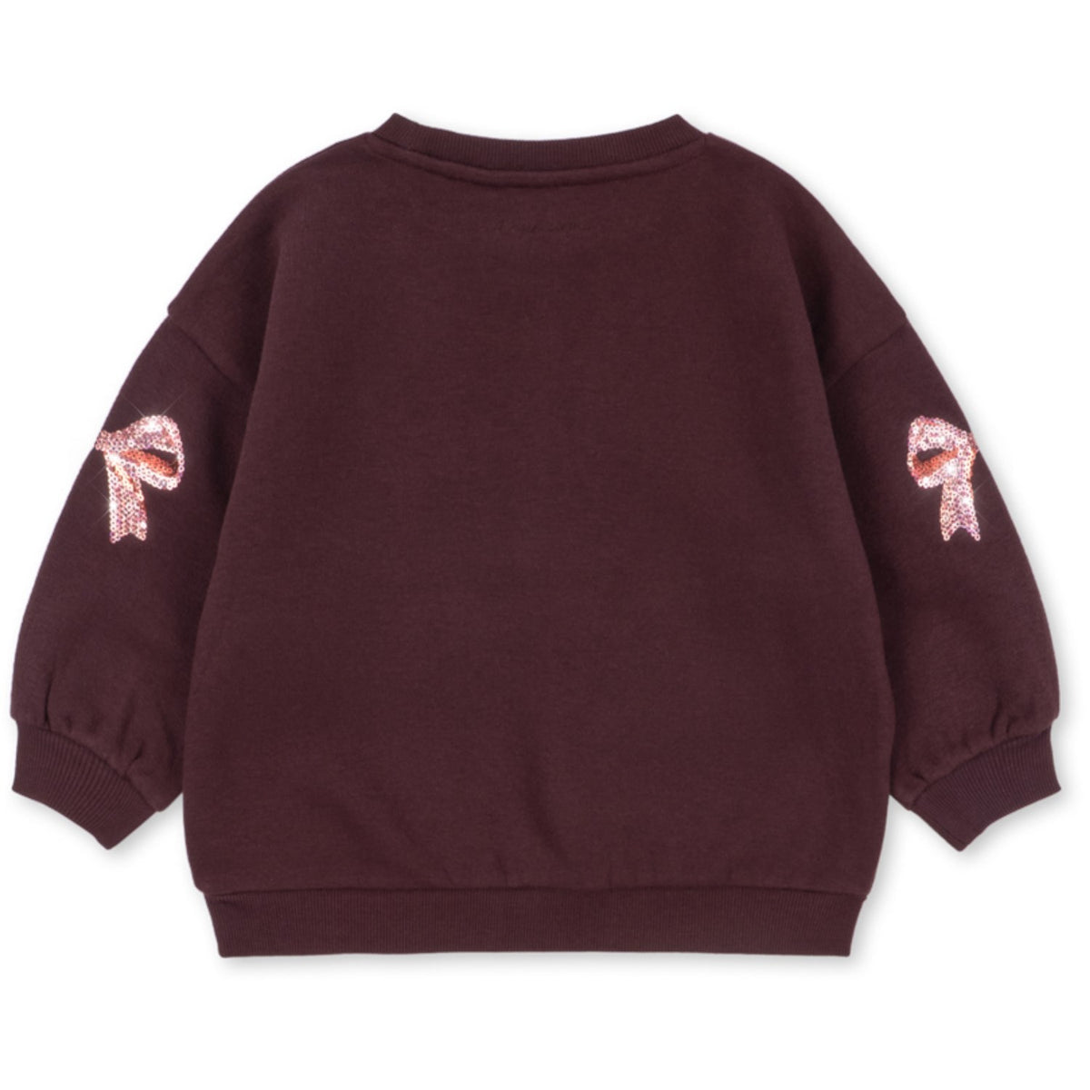 Konges Sløjd Decadent Chocolate Lou Bow Sweatshirt Gots