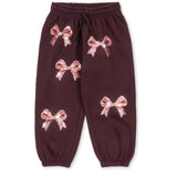 Konges Sløjd Decadent Chocolate Lou Bow Sweatpants Gots