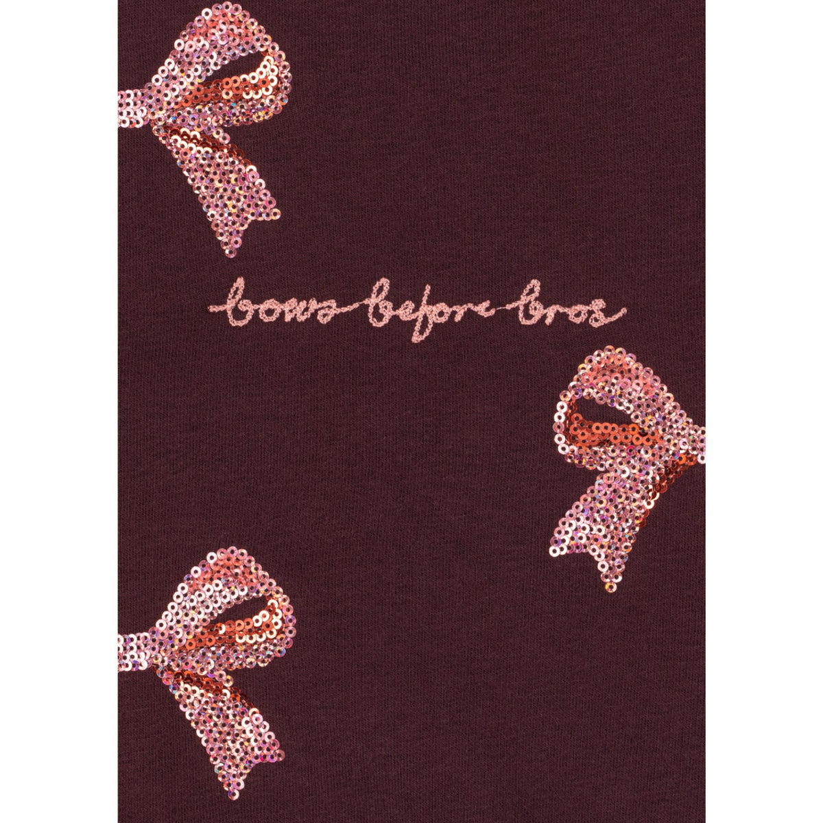 Konges Sløjd Decadent Chocolate Lou Bow Sweatshirt Gots
