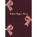 Konges Sløjd Decadent Chocolate Lou Bow Sweatshirt Gots