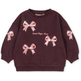 Konges Sløjd Decadent Chocolate Lou Bow Sweatshirt Gots