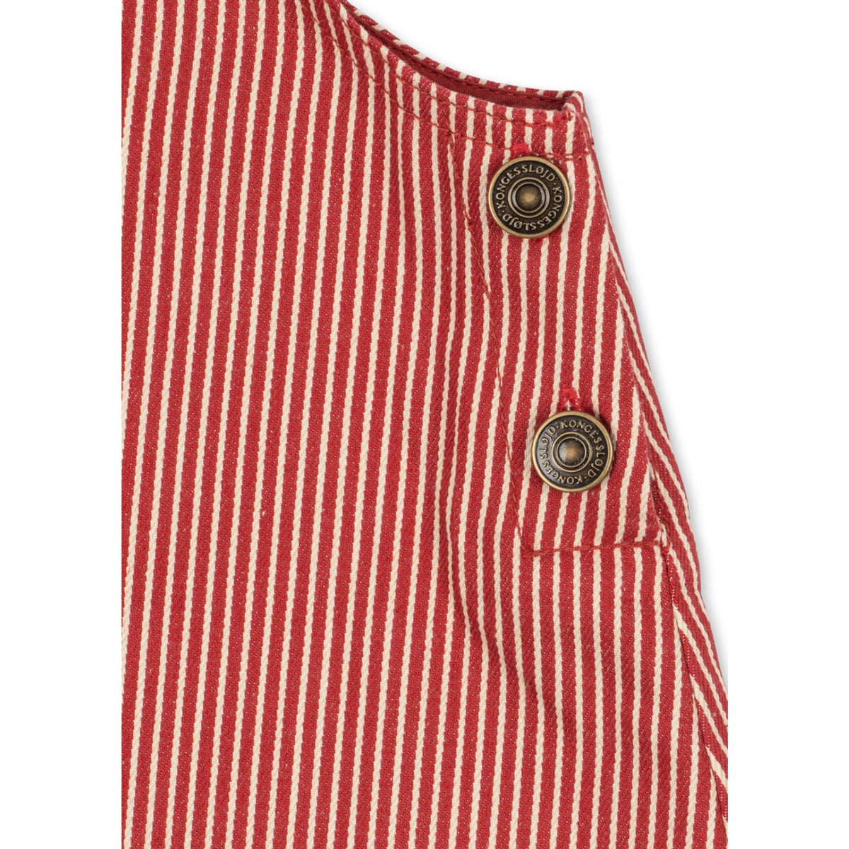 Konges Sløjd Milk Rouge Stripe Luc Spencer Dress Gots