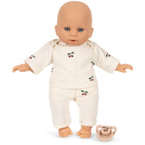 Konges Sløjd Pink Check Poppy Doll Stroller Set