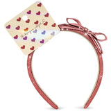 Konges Sløjd Rose Glitter Velvet Bow Hairbrace