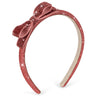 Konges Sløjd Rose Glitter Velvet Bow Hairbrace