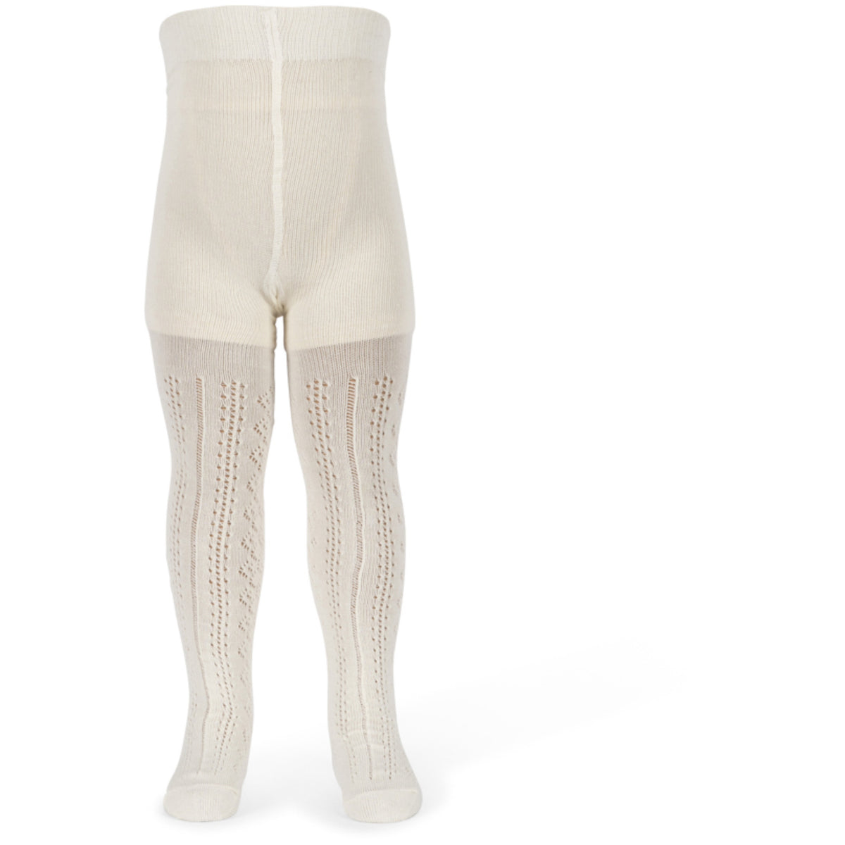 Konges Sløjd Off White Wool Pointelle Tights