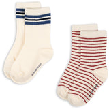 Konges Sløjd Off White 2 Pack Act Socks
