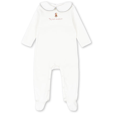 Konges Sløjd Optic White My First Christmas Onesie Gots