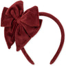 Konges Sløjd Red Dahlia Velvet Bowie Hairbrace