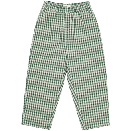 brunobruno nation Myrtle Green Check Dora Check Pants