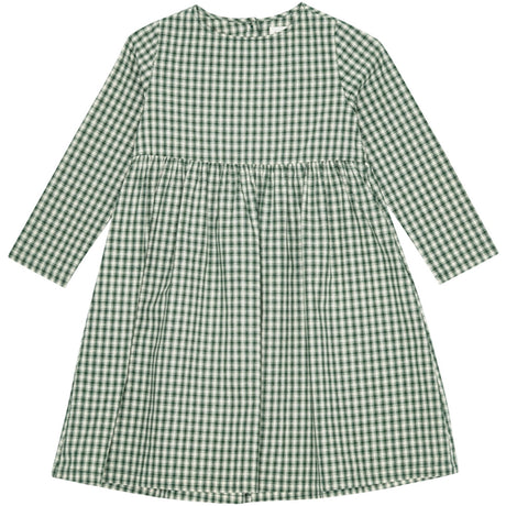 brunobruno nation Myrtle Green Check Vita Check Dress