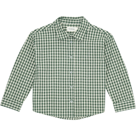 brunobruno nation Myrtle Green Check Nohrla Check Shirt