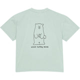 brunobruno nation Aqua Gray Nanna Winter Bathing T-Shirt